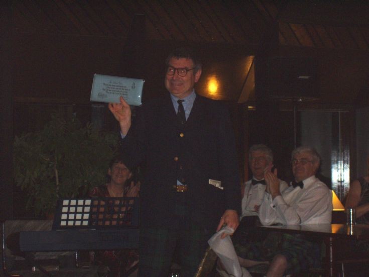 Jules Akel at Burns Visit Commemoration 2005
