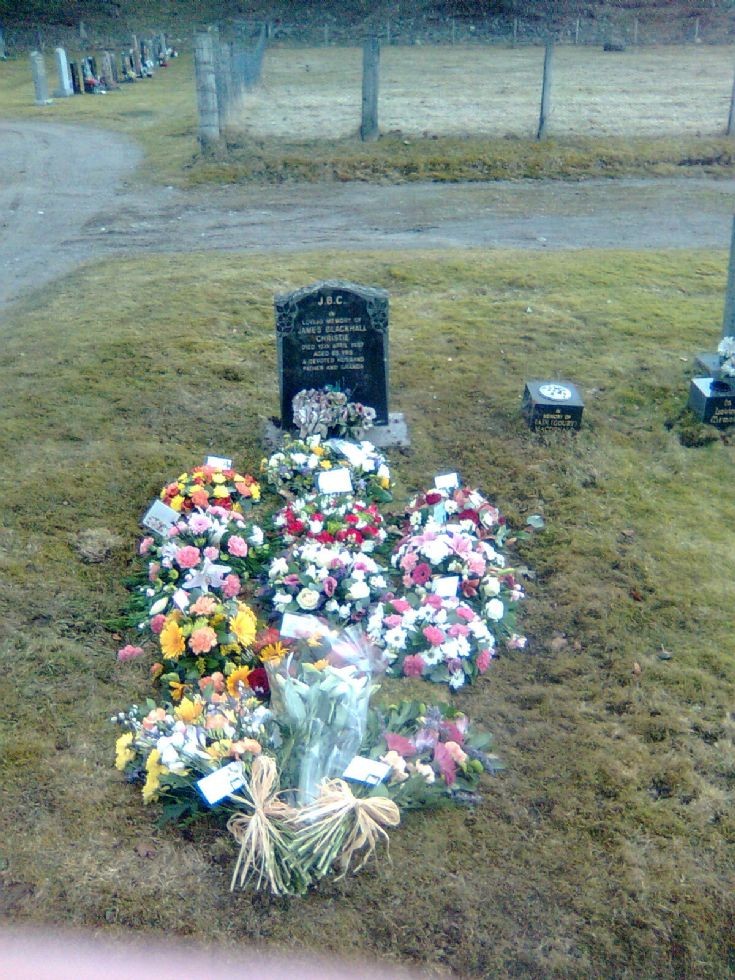 Funeral flowers for the late Mrs Mary Christie